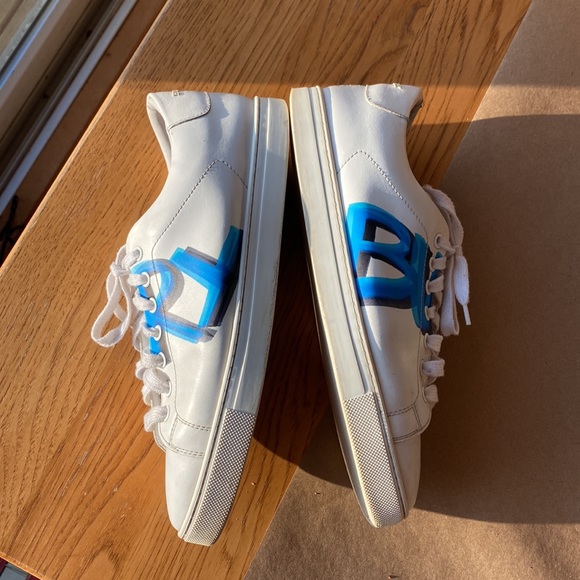 Burberry Graffiti Sneakers EUC! W original BOX! EU 41-US Mens SIZE 8 - Picture 12 of 17